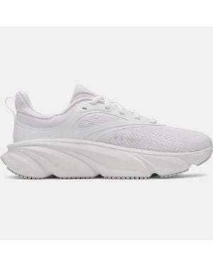 Under Armour Charged+ Rogue 6 Running Shoes Metallic - White
