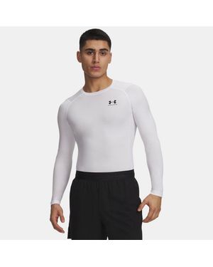 Under Armour Heatgear Armour Compression Long-sleeve Shirt - White