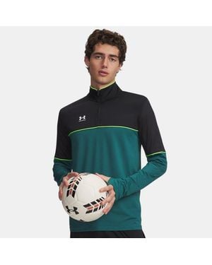 Under Armour Challenger Training ¼ Zip Rack - Green