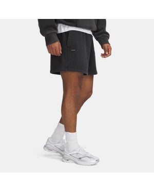 Under Armour Icon Heavyweight Fleece Wash 2.75" Shorts - Black