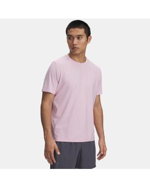Under Armour Launch Elite Short Sleeve Prime Reflective - Purple