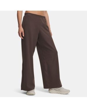 Under Armour Ua Motion Wide Leg Trousers - Brown