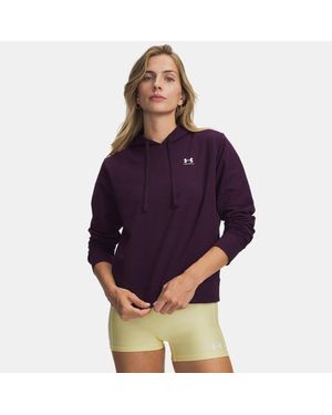 Under Armour Sudadera Con Capucha Sport Terry Para Mujer Echo Blanco - Morado