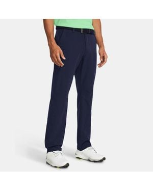 Under Armour Pantaloni Matchplay Tapered Da Uomo Midnight Marino Midnight Marino - Blu