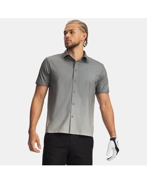 Under Armour Curry Armourdry Button-Down Shirt Clay Titanium - Grey
