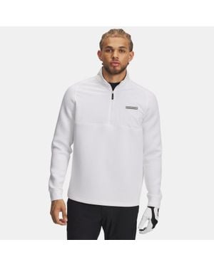 Under Armour Drive Pro Hybrid ½ Zip - White