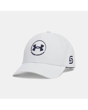 Under Armour Gorra Jordan Spieth Drive Snapback Para Hombre Midnight Marino Azul - Blanco