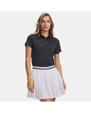 Under Armour Armourdry Jacq Rd Polo Anthracite Castlerock - Blue