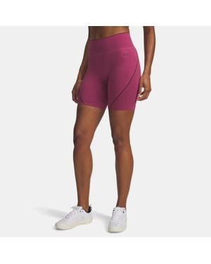 Under Armour Vanish Seamless 6.5" Shorts Fuchsia Dusk Dark Dark - Red