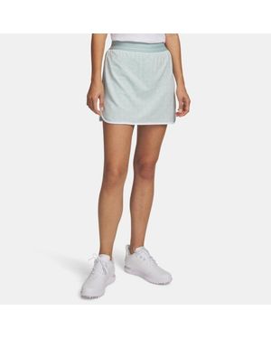 Under Armour Falda Drive Jacqrd Para Mujer Enamel Blanco Enamel - Azul