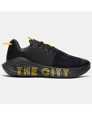 Under Armour Curry 6 Flotro 'The City' Basketball Shoes / Jet / Taxi - Black