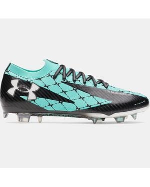 Under Armour Uniseks Voetbalschoenen Shadow Elite 3 Fg X Mansory Tropical Tide Zwart Wit - Blauw