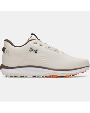 Under Armour Drive Fade 2 Spikeless Golf Shoes Stone Stone Metallic - White