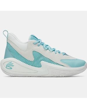 Under Armour Curry 3Z 25 Sde Basketball Shoes Refresh Mint Illusion Haze - Blue