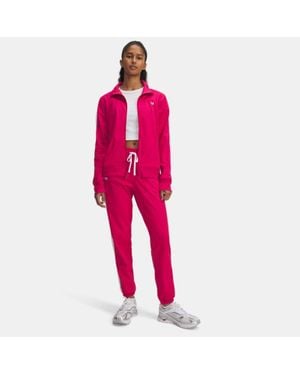 Under Armour Tricot Tracksuit Shaded Fuchsia - Pink