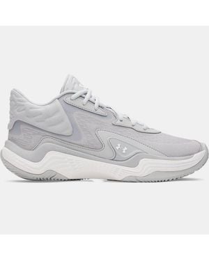 Under Armour Spawn 7 Mid Basketball Shoes Mod Halo - Grey