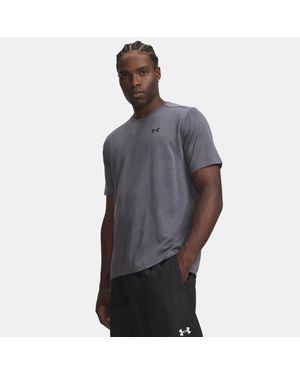 Under Armour Tech Vent Jacq Rd Short Sleeve Castlerock Ultimate - White