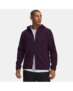 Under Armour Unstoppable Fleece Full Zip Echo - Purple