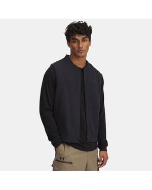 Under Armour Smanicato Unstoppable Fleece Grid Da Uomo - Nero