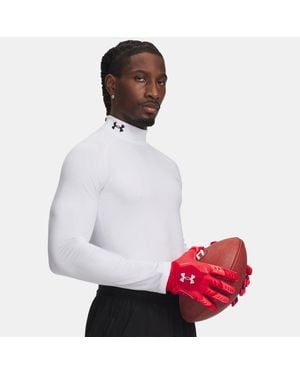 Under Armour Cg Armour Fitted Mock - White