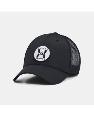 Under Armour Blitzing Trucker Hat, - Black