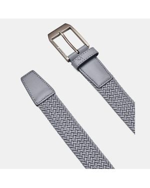 Under Armour Cintura Drive Braided Da Uomo Acciaio Acciaio - Grigio