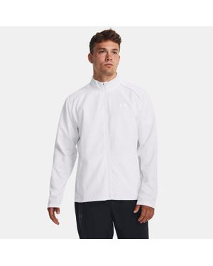 Under Armour Giacca Launch Da Uomo Acciaio Riflettente - Bianco