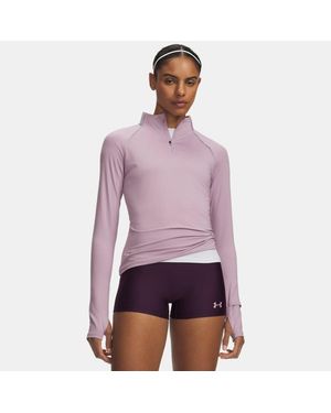 Under Armour Velociti ½ Zip Mauve Reflective - Purple