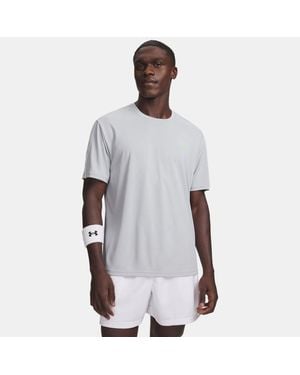 Under Armour Tech Taping Kurzarm-Oberteil Für Herren Mod Weiß Lumos Lime