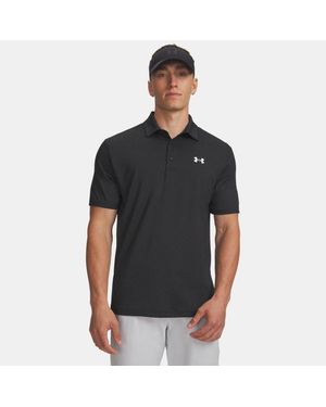 Under Armour Playoff Jacq Rd Polo Anthracite - Grey