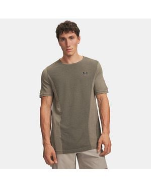 Under Armour Vanish Seamless Short Sleeve Timberwolf Taupe Ultimate - Grey