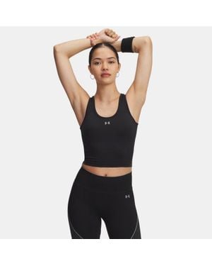 Under Armour Vanish Seamless Tank Steel Steel - Black