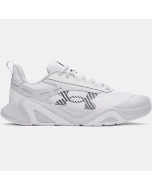 Under Armour Charged Commit Tr 5 Training Shoes Halo Castlerock - White