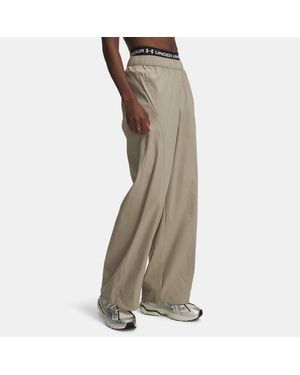 Under Armour Unstoppable Woven Trousers Timberwolf Taupe City Khaki - Natural