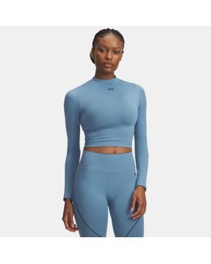 Under Armour Vanish Seamless Long Sleeve Smoke Washed Washed - Blue