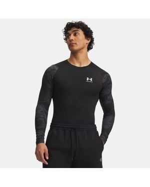 Under Armour Heatgear® Compression Colourblock Long Sleeve - Black