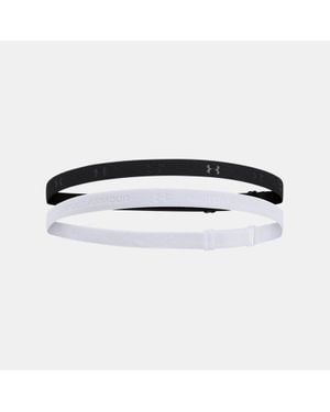 Under Armour Adjustable Mini 2-Pack Headbands Mod - Black