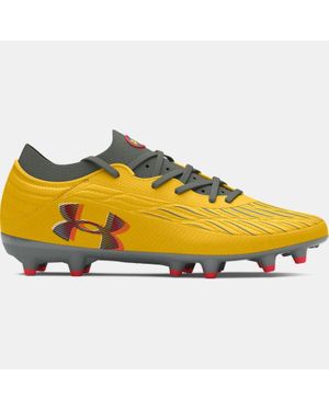 Under Armour Scarpe Da Calcio Magnetico Pro 4 Fg Da Uomo Taxi Taxi Nero - Giallo