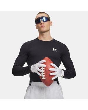 Under Armour Coldgear Fitted Oberteil Mit Rundhalsausschnitt Für Herren Weiß - Schwarz