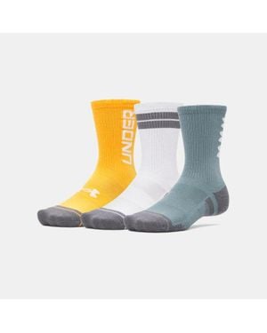 Under Armour Performance Tech 3-Pack Crew Socks Jasper - Metallic