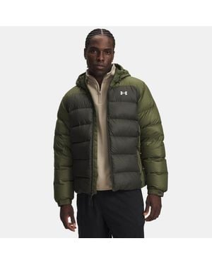 Under Armour Giacca Sportswear Down Da Uomo Marine Od Baroque Bianco - Verde
