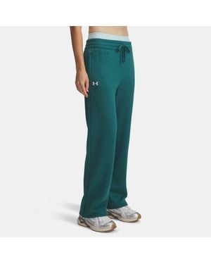 Under Armour Rival Fleece Straight Leg Trousers Rack - Green