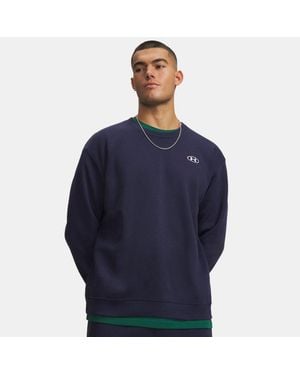 Under Armour Ua Rival Fleece Crew - Blue