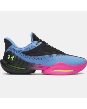 Under Armour Scarpe Da Basket D. Fox 3 Horizon Blu Hyper Verde