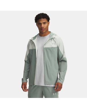 Under Armour Vanish Woven Utility Jacket Silica Hydro Reflective - Green
