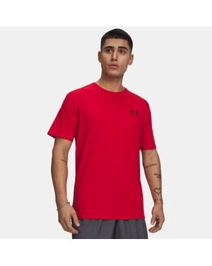 Under Armour Sportstyle Left Chest Short-sleeve T-shirt , - Red
