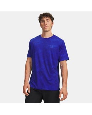 Under Armour Ua Vanish Energy Printed Short Sleeve - Blue