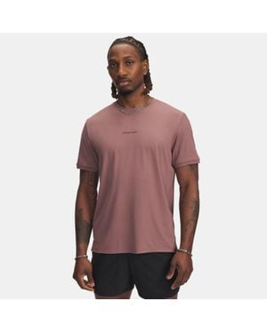 Under Armour Project Rock Iso-Chill Short Sleeve Mist Dark - Red