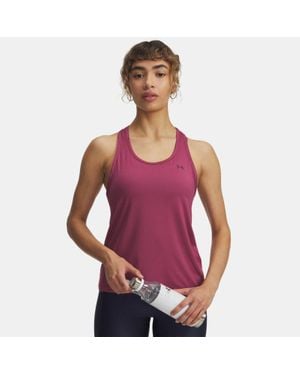 Under Armour Tech Knockout Tank Fuchsia Dusk Dark - Purple