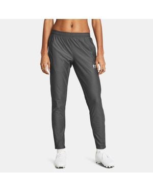 Under Armour Challenger Hose Aus Piqué Für Damen Castlerock Weiß - Blau